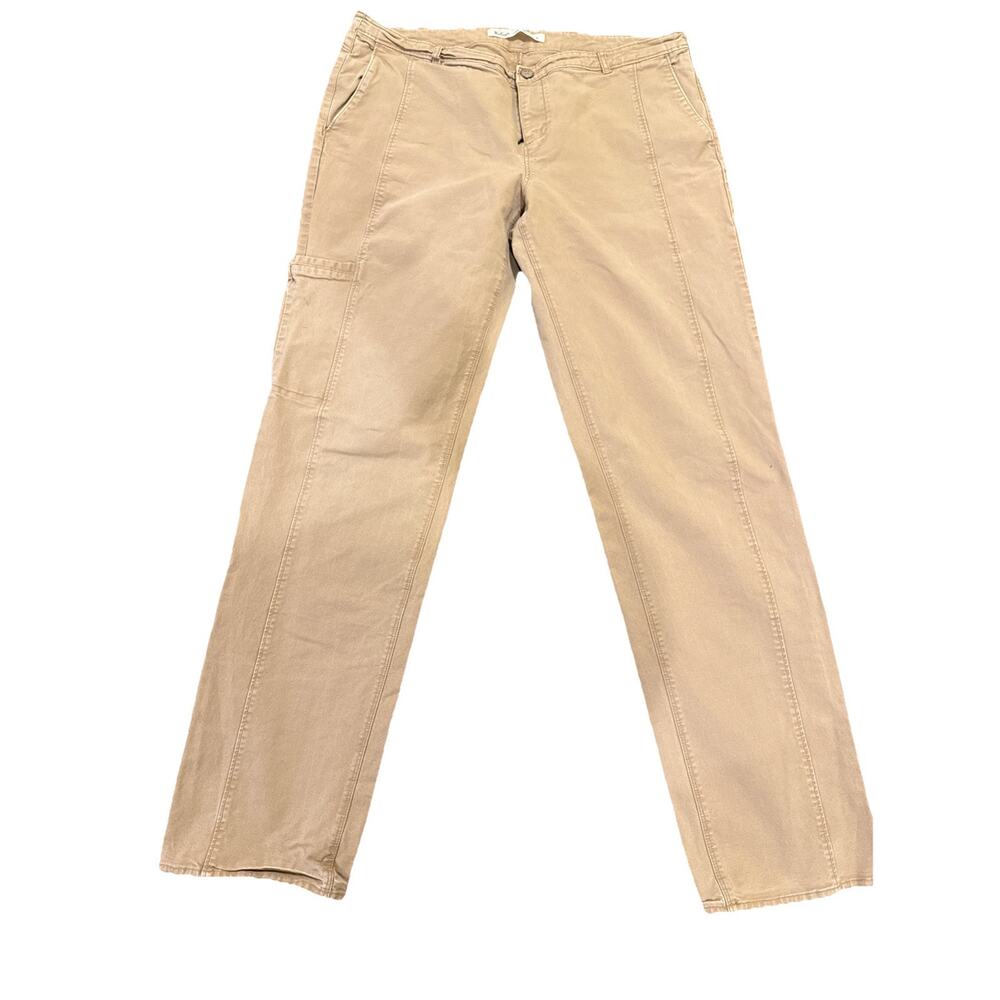 Woolrich Womens Straight Denim Size 12 Light Brown Pockets Jeans